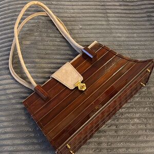 Wooden Purse (wide)